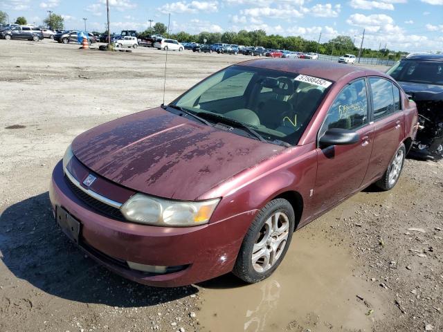 1G8AL52F23Z177427 - 2003 SATURN ION LEVEL BURGUNDY photo 2