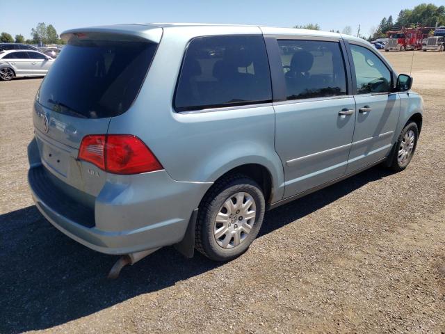2V4RW4DXXAR168584 - 2010 VOLKSWAGEN ROUTAN S TURQUOISE photo 4