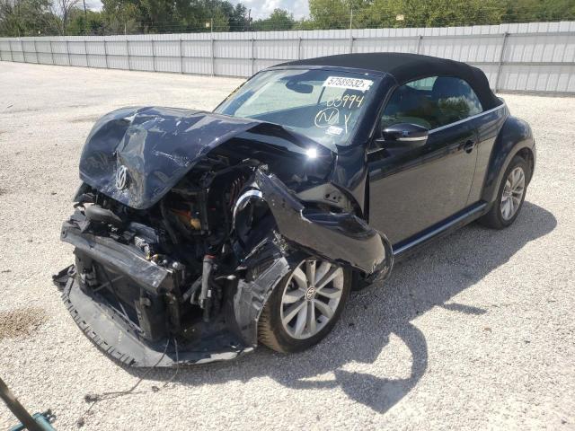 3VW517AT2HM811521 - 2017 VOLKSWAGEN BEETLE S/S 黑色 照片 2