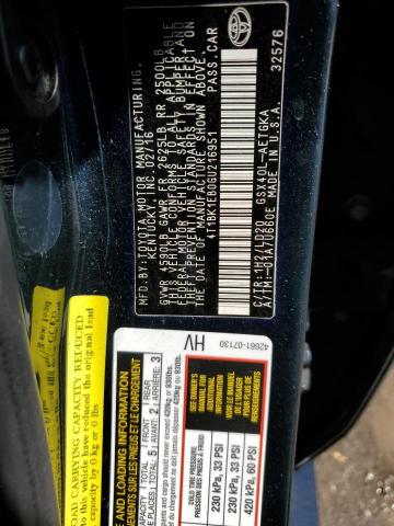 4T1BK1EB0GU216951 - 2016 TOYOTA AVALON XLE BLUE photo 10