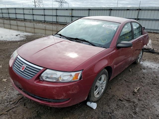 1G8AJ55F17Z119008 - 2007 SATURN ION LEVEL RED photo 2