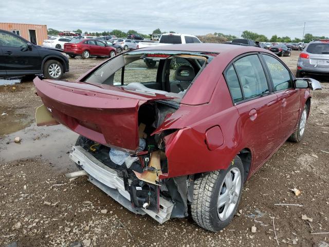 1G8AJ55F17Z119008 - 2007 SATURN ION LEVEL RED photo 4