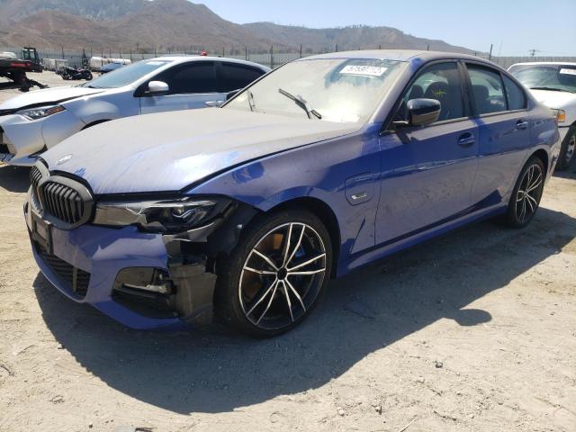 WBA5P7C09NFL64585 - 2022 BMW 330E BLUE photo 2