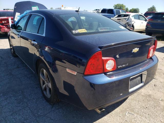 1G1ZC5E12BF116046 - 2011 CHEVROLET MALIBU 1LT ლურჯი ფოტო 3