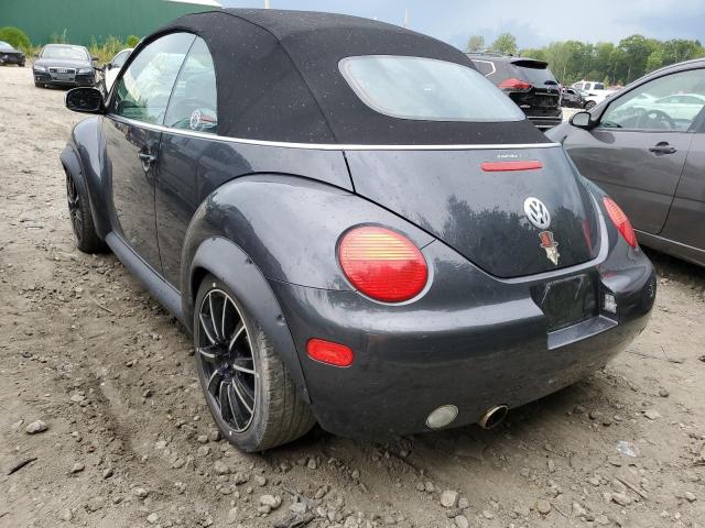 3VWCM31Y55M356131 - 2005 VOLKSWAGEN NEW BEETLE BLACK photo 3