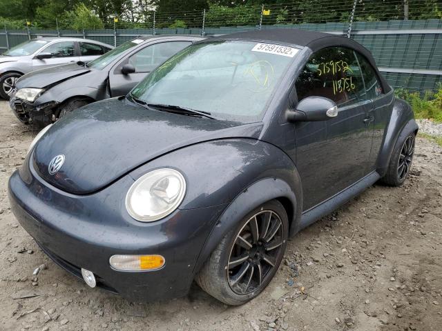 3VWCM31Y55M356131 - 2005 VOLKSWAGEN NEW BEETLE BLACK photo 9