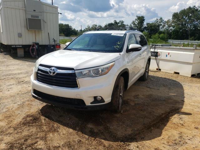 5TDKKRFH6FS073397 - 2015 TOYOTA HIGHLANDER WHITE photo 2