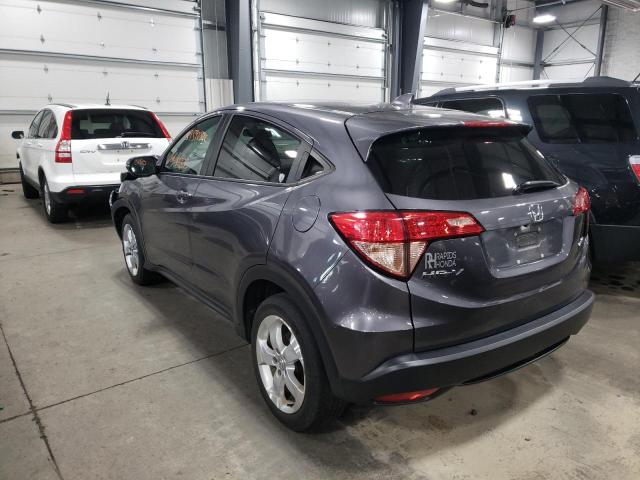 3CZRU6H55GM713296 - 2016 HONDA HR-V EX GRAY photo 3