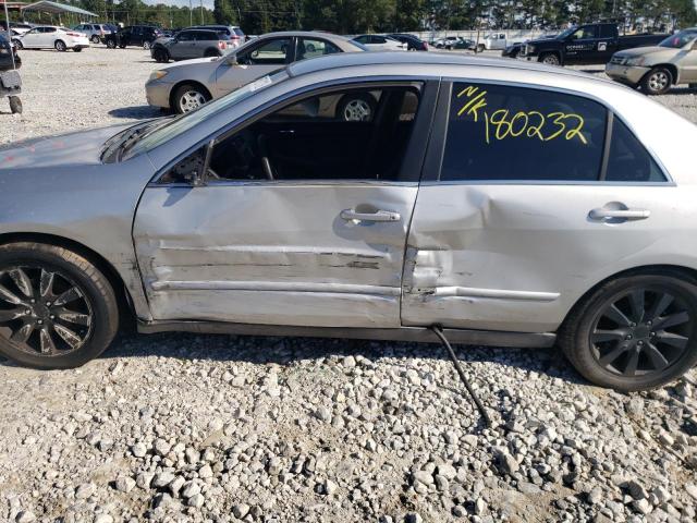 1HGCM66427A053917 - 2007 HONDA ACCORD SE SILVER photo 10