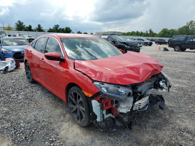 2HGFC2F83KH536063 - 2019 HONDA CIVIC SPOR RED photo 1