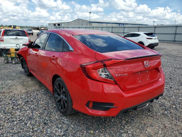 2HGFC2F83KH536063 - 2019 HONDA CIVIC SPOR RED photo 3