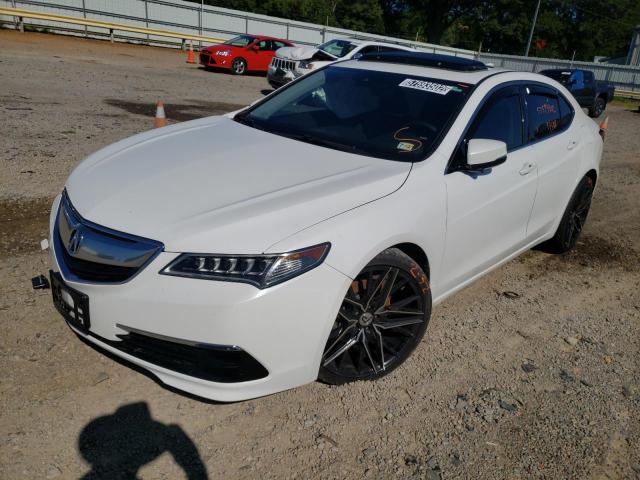 19UUB1F51GA005380 - 2016 ACURA TLX TECH WHITE photo 2