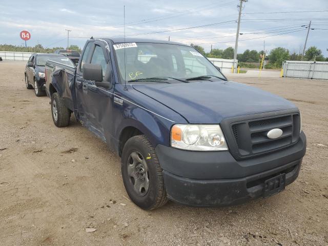 1FTRF12277NA80209 - 2007 FORD F150 BLUE photo 1