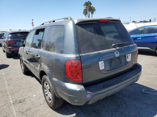 2HKYF18524H584885 - 2004 HONDA PILOT EXL GRAY photo 3