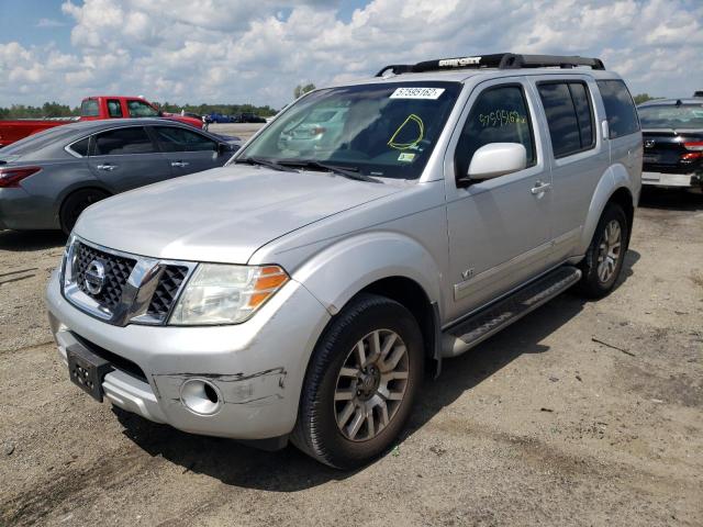 5N1BR18A88C631828 - 2008 NISSAN PATHFINDER SILVER photo 2