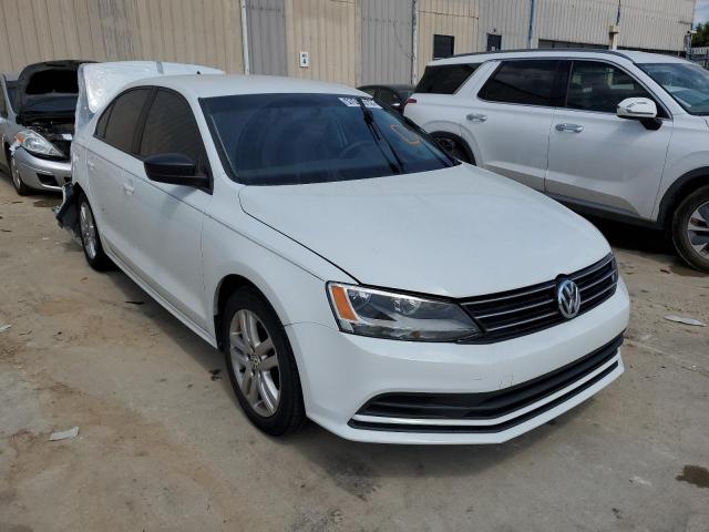 3VW2K7AJ4FM350222 - 2015 VOLKSWAGEN JETTA BASE WHITE photo 1