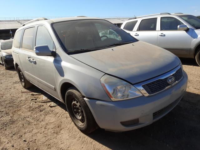 KNDMG4C70C6443232 - 2012 KIA SEDONA LX SILVER photo 9