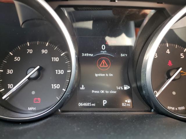 SALVR2BG7HH169827 - 2017 LAND ROVER RANGE ROVE SILVER photo 8