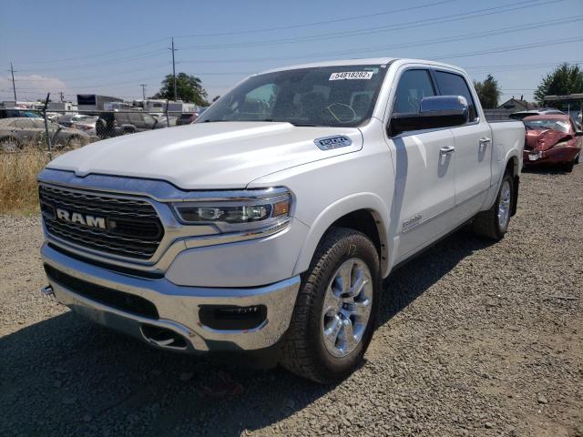 1C6SRFHT7KN563527 - 2019 RAM 1500 LIMIT WHITE photo 2