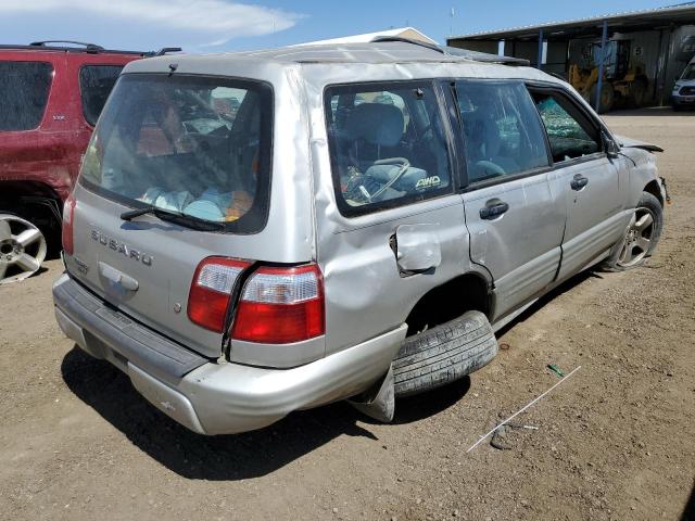 JF1SF65641H731014 - 2001 SUBARU FORESTER S SILVER photo 4