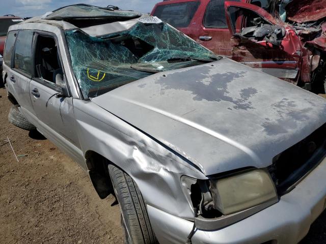 JF1SF65641H731014 - 2001 SUBARU FORESTER S SILVER photo 9