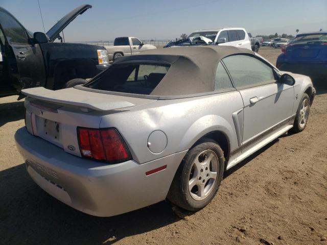 1FAFP44442F123798 - 2002 FORD MUSTANG SILVER photo 4