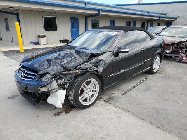 WDBTK72F68F250982 - 2008 MERCEDES-BENZ CLK 550 BLACK photo 2