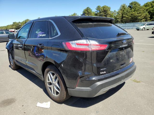 2FMPK4J92NBA62837 - 2022 FORD EDGE SEL BLACK photo 3