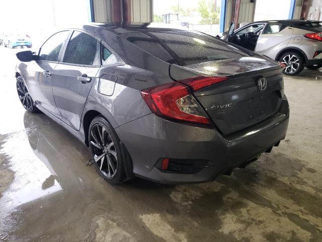 2HGFC2F86KH590800 - 2019 HONDA CIVIC SPOR GRAY photo 3