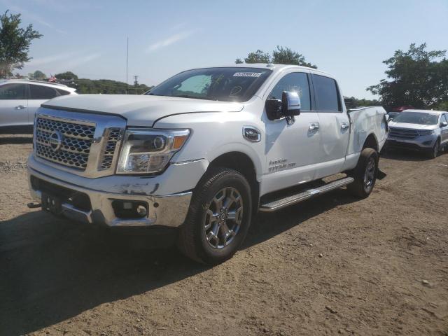 1N6AA1F41JN523322 - 2018 NISSAN TITAN XD S WHITE photo 2