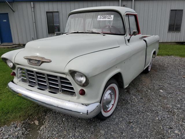 VH255T027623 - 1955 CHEVROLET CAMEO WHITE photo 2