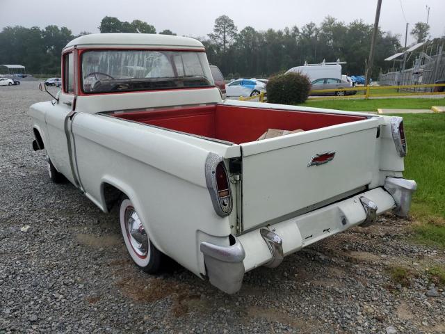 VH255T027623 - 1955 CHEVROLET CAMEO WHITE photo 3