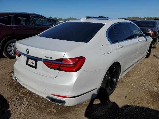 WBA7F2C56GG418433 - 2016 BMW 750I XDRIV WHITE photo 4