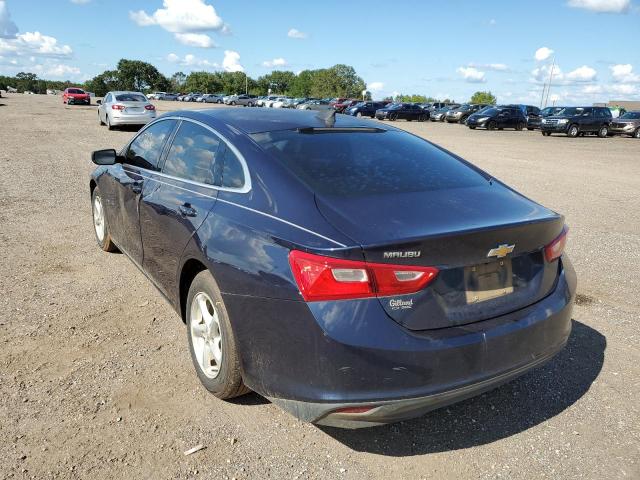 1G1ZB5ST4HF132718 - 2017 CHEVROLET MALIBU LS BLUE photo 3