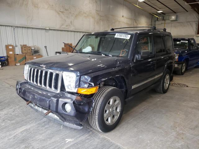 1J8HG58208C212787 - 2008 JEEP COMMANDER ლურჯი ფოტო 2