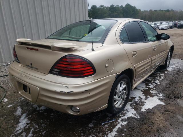 1G2NF52F22C219566 - 2002 PONTIAC GRAND AM S GOLD photo 4