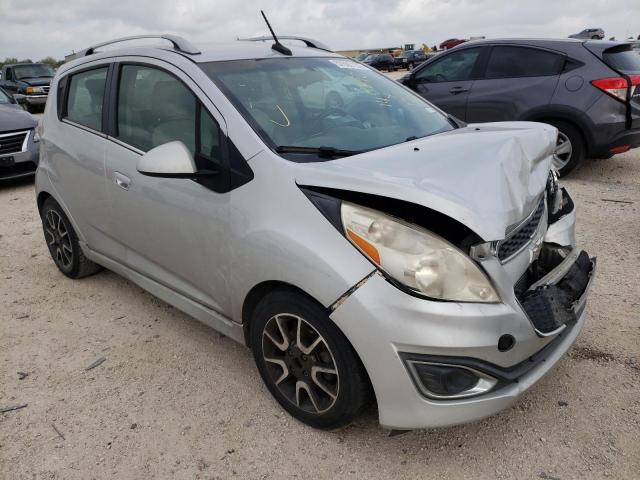 KL8CF6S90DC585492 - 2013 CHEVROLET SPARK 2LT SILVER photo 1