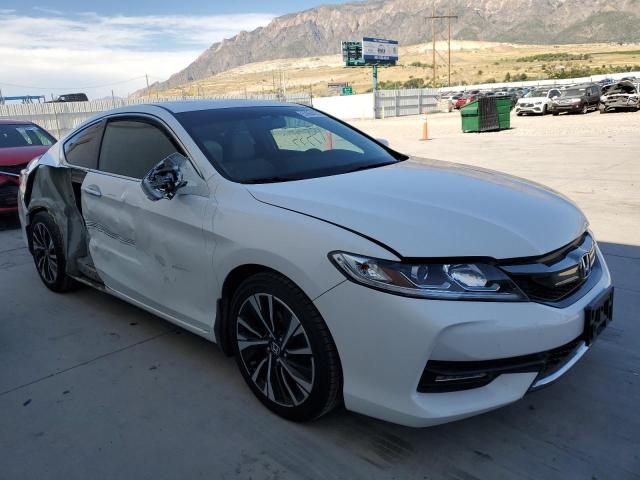 1HGCT1B88GA001237 - 2016 HONDA ACCORD EXL WHITE photo 1