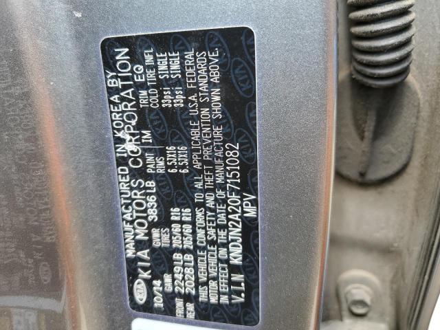 KNDJN2A20F7151082 - 2015 KIA SOUL TAN photo 10