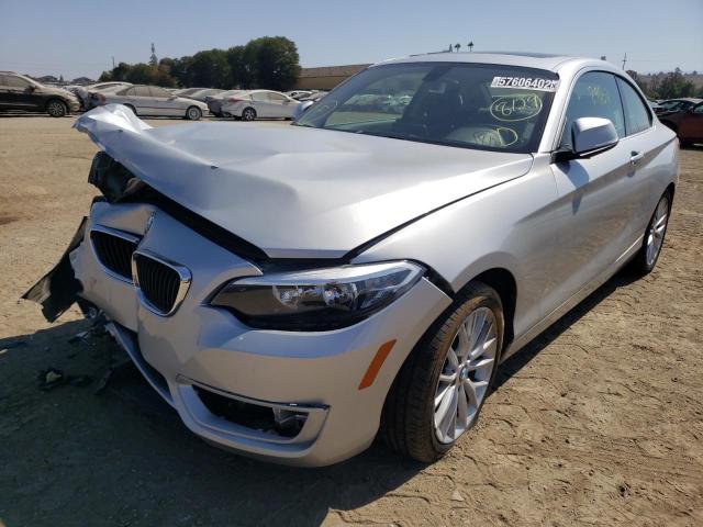 WBA1F5C5XFV256629 - 2015 BMW 228 I فضي صورة 2
