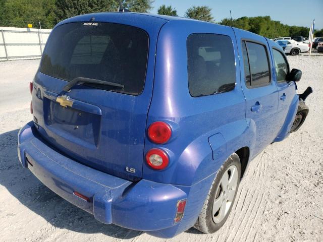 3GNCA13D58S716371 - 2008 CHEVROLET HHR LS BLUE photo 4