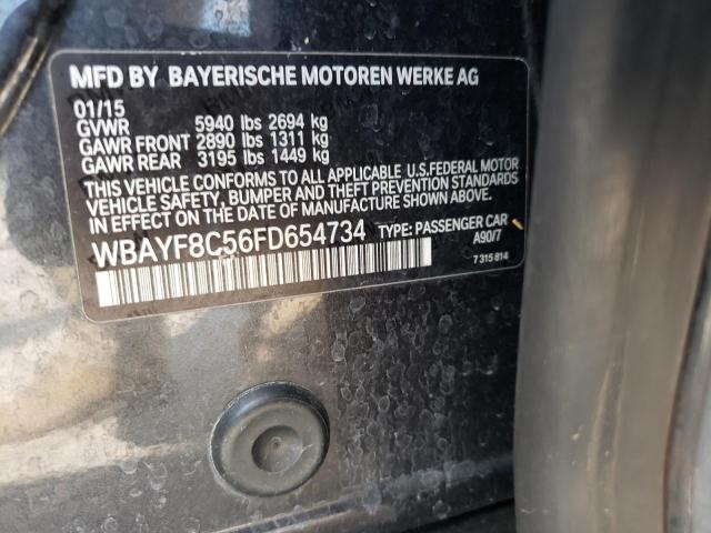 WBAYF8C56FD654734 - 2015 BMW 750LI XDRI BLACK photo 10