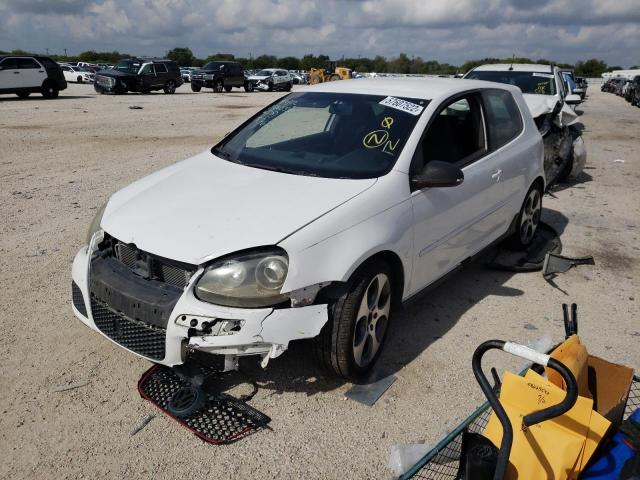 WVWEV71K87W027678 - 2007 VOLKSWAGEN NEW GTI WHITE photo 2