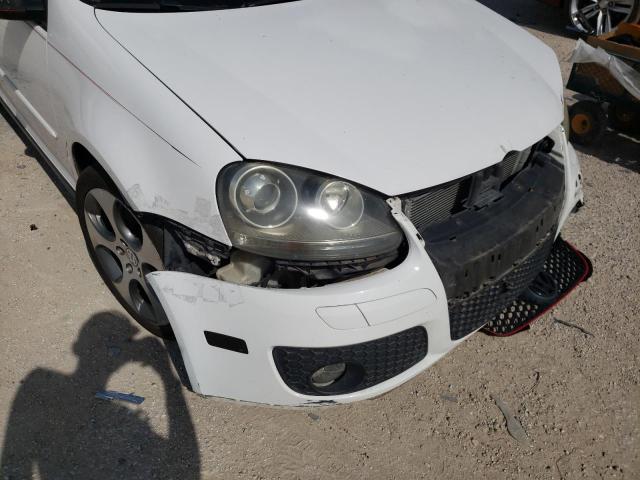 WVWEV71K87W027678 - 2007 VOLKSWAGEN NEW GTI WHITE photo 9