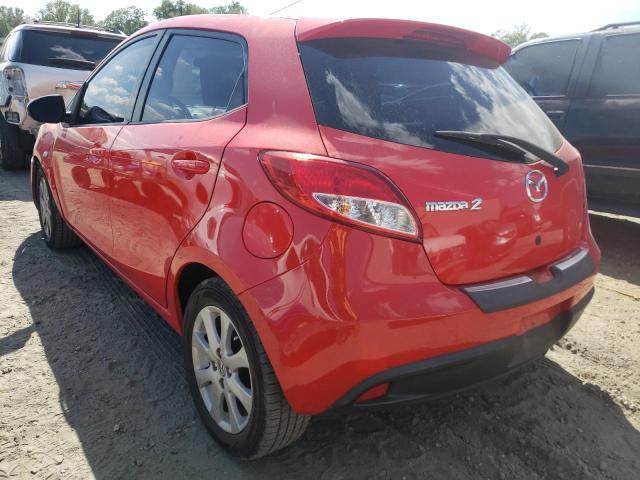 JM1DE1LY0C0139981 - 2012 MAZDA MAZDA2 RED photo 3