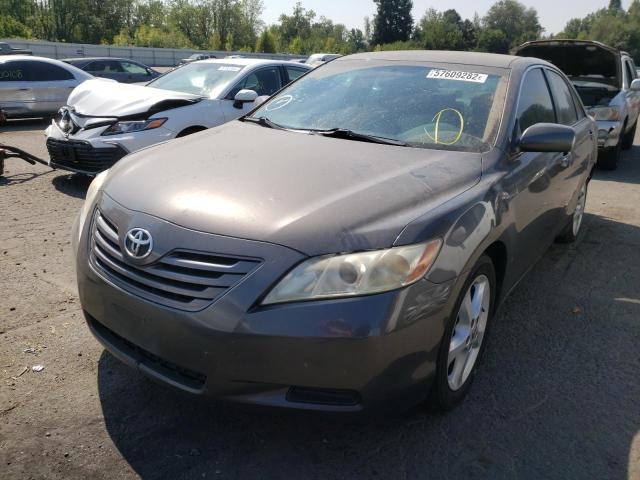 JTNBE46KX73091387 - 2007 TOYOTA CAMRY CE GRAY photo 2