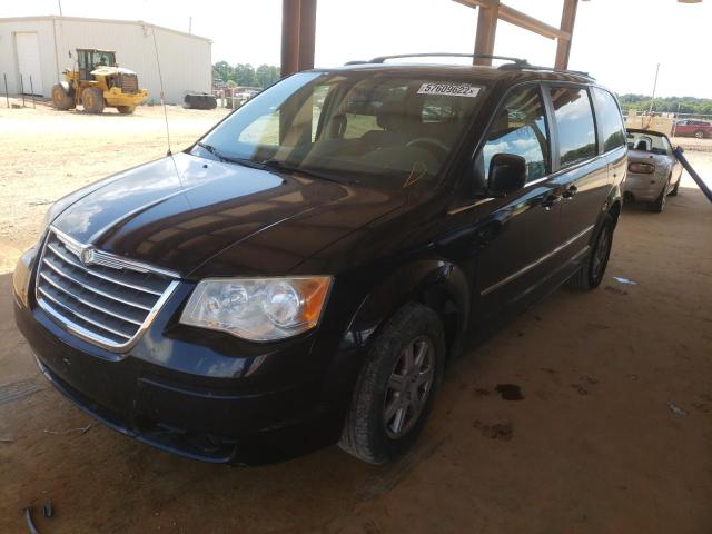 2A4RR5D11AR442316 - 2010 CHRYSLER TOWN & COU BLUE photo 2