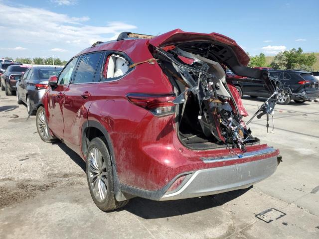 5TDFZRBH3LS053283 - 2020 TOYOTA HIGHLANDER BURGUNDY photo 3