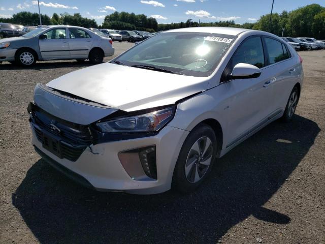 KMHC75LC8HU021836 - 2017 HYUNDAI IONIQ SEL SILVER photo 2