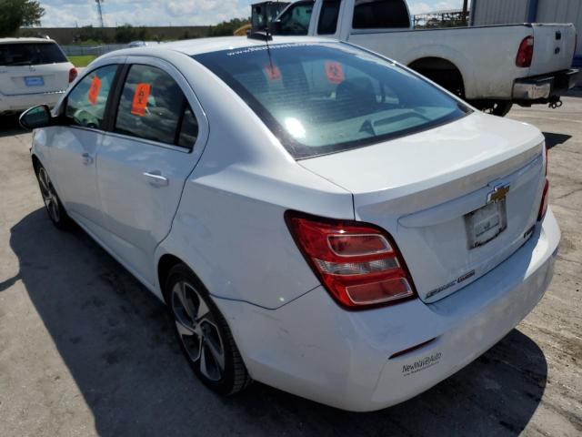 1G1JF5SB4H4123425 - 2017 CHEVROLET SONIC PREM WHITE photo 3